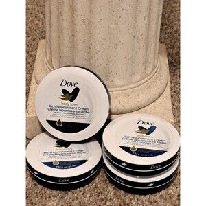 Dove Body Love Rich Nourishment Cream Set Of Four  2.53 Fl Oz/85 ML New Unopened